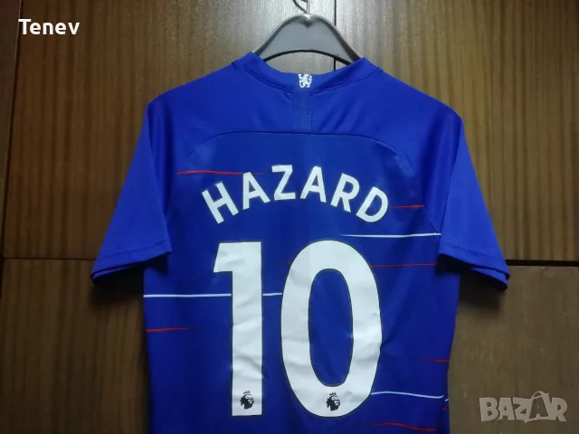 Chelsea Hazard Adidas оригинална тениска фланелка екип Азар Челси, снимка 3 - Тениски - 56185176