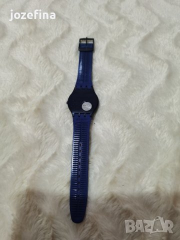 Швейцарски Мъжки часовник със силиконова каишка марка Swatch Swiss. , снимка 3 - Друга електроника - 44297196