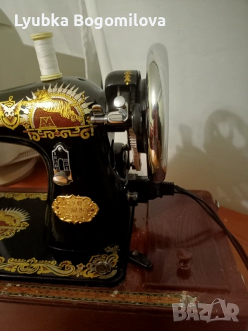 Ретро шевна машина с електрически педал, снимка 3 - Други машини и части - 53053443