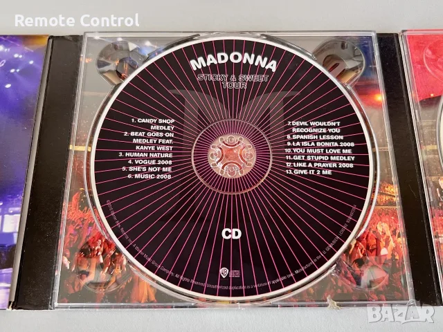 CD+DVD MADONNA - STICKY & SWEET TOUR (2010), снимка 2 - CD дискове - 55800582