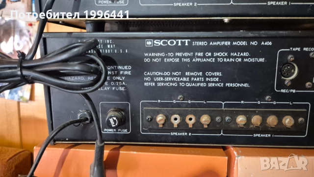 SCOTT A406, снимка 9 - Ресийвъри, усилватели, смесителни пултове - 52265735