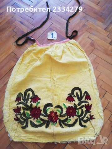 Стари автентични тракийски престилки от Старозагорския-Ямболския край. , снимка 4 - Антикварни и старинни предмети - 52799935