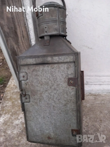 Стар голям фенер, снимка 3 - Колекции - 53864899