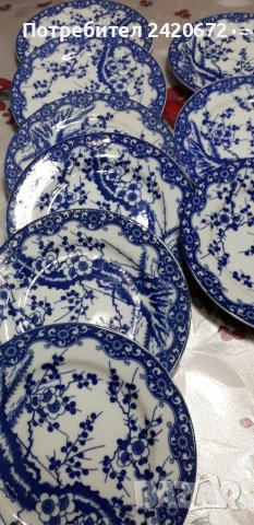 Японски  костен  порцелан, снимка 4 - Антикварни и старинни предмети - 38984012