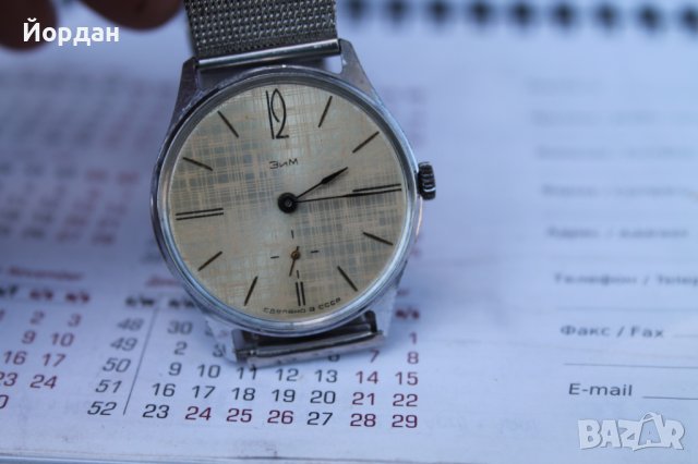 СССР часовник ''ЗИМ'' 15 камъка, снимка 7 - Антикварни и старинни предмети - 41397129