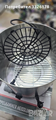 Електрически съд 26L Inox | 2500W | с кран | работещ, снимка 4 - Други инструменти - 52896303