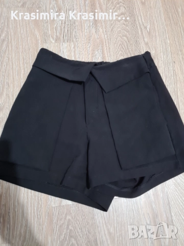 Дамски къси панталони ZUVA – черни, снимка 3 - Къси панталони и бермуди - 52823014