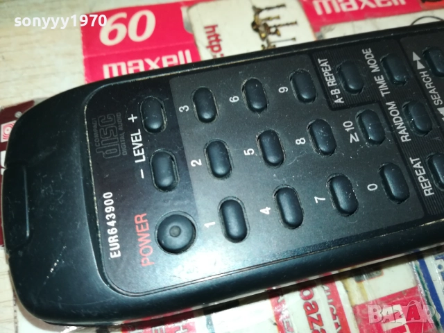 TECHNICS EUR643900 CD REMOTE CONTROL-ВНОС SWISS 2508251531, снимка 2 - Други - 51484138