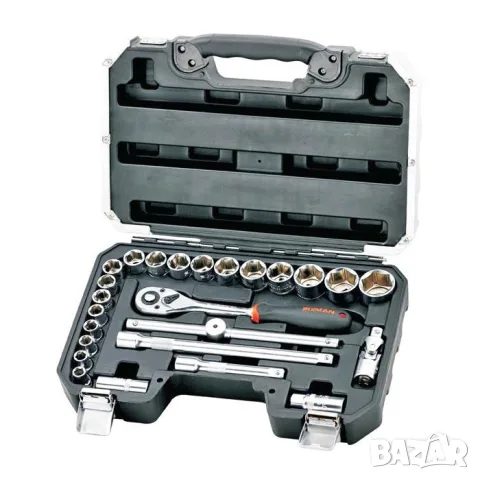 Комплект гедоре Fixman 25 части със захват 1/2''