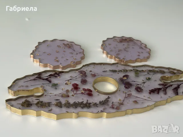 Поставка за вино и чаши , снимка 4 - Декорация за дома - 55800980