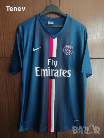 PSG Paris Saint-Germain Ibrahimovic Nike тениска фланелка ПСЖ размер L екип Ибрахимович, снимка 2 - Тениски - 41787820