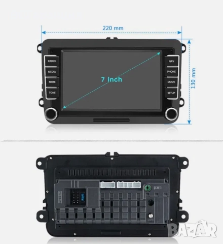 Нова Мултимедия за VW, Seat, Scoda 7 инча, снимка 4 - Друга електроника - 52029247
