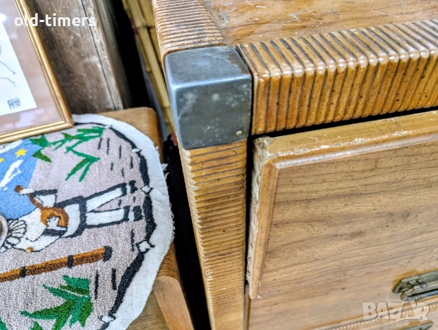 Винтидж бюро Drexel (САЩ) – масивно дърво, снимка 4 - Антикварни и старинни предмети - 53275336