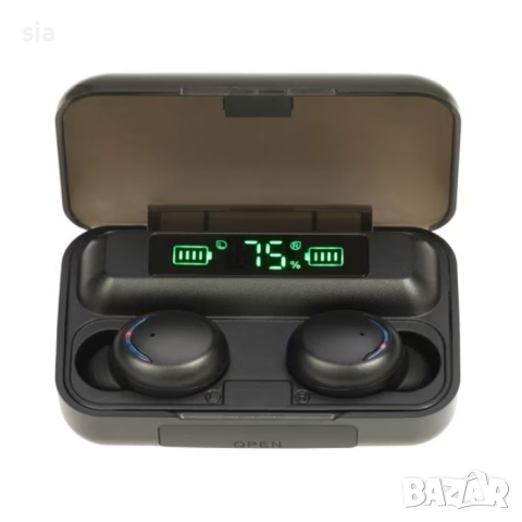 Безжични слушалки с кутийка за зареждане, Слушалки, Bluetooth, LED дисплей, снимка 2 - Bluetooth слушалки - 44808762