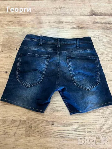 Дамски къси дънки LEE Размер М  , снимка 5 - Дънки - 47397840