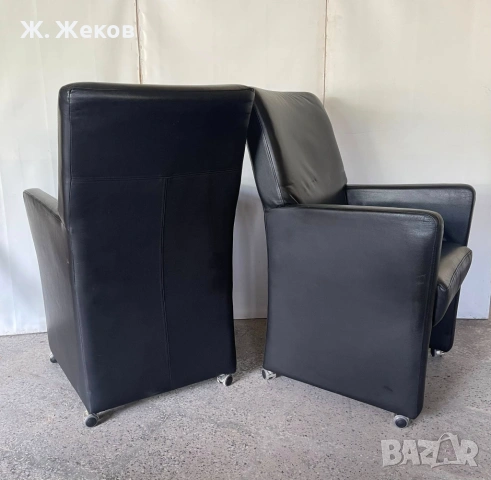 Шест кожени стола, снимка 3 - Столове - 53461393