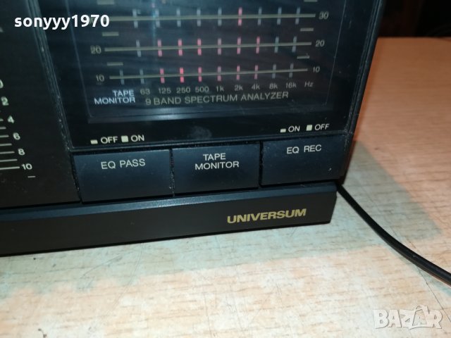 UNIVERSUM EQ4695 9 BAND EQUALIZER-GERMANY 2609212040, снимка 8 - Ресийвъри, усилватели, смесителни пултове - 34261544