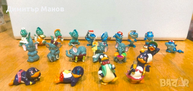 Стари играчки от Kinder - лъвчета и хипопотами, снимка 2 - Фигурки - 53529679