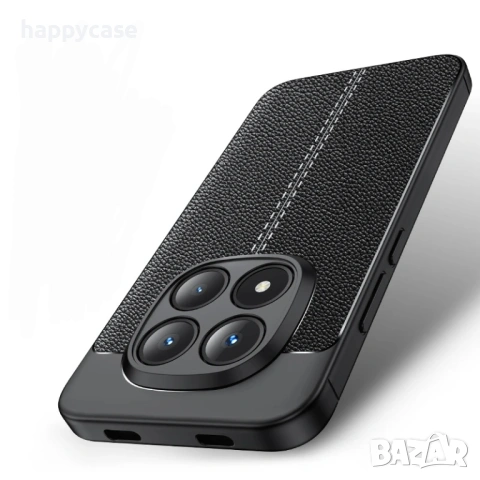 Xiaomi Redmi Note 15 Pro / 15 Pro+ / Лукс кейс гръб калъф с кожена шарка