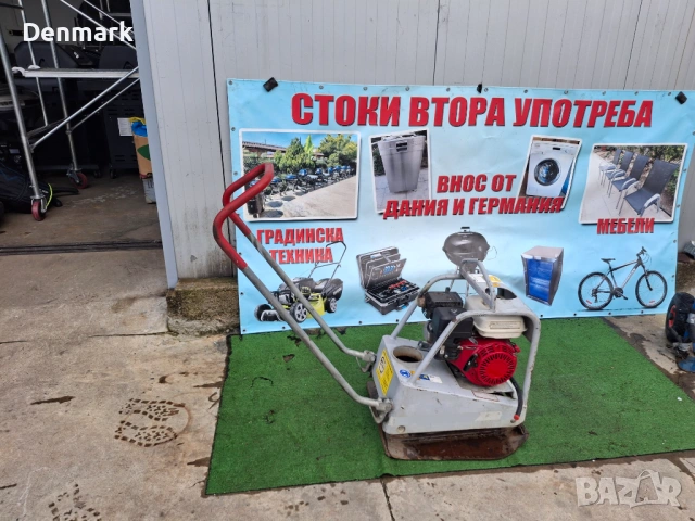 Трамбовка вибро плоча с двигател  - Honda 