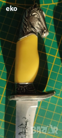 нож с кания, снимка 7 - Ножове - 52675961