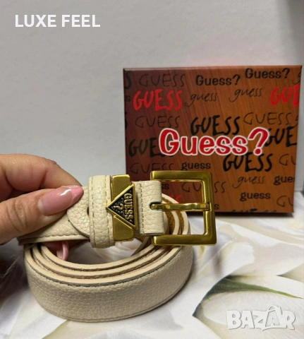 GUESS ✨ Естествена Кожа+ Кутия 