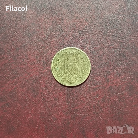 Австрия 10 хелера, 1915, снимка 2 - Нумизматика и бонистика - 52934964