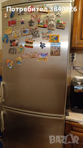 Хладилник Gorenje инокс, 185 см, използван, снимка 5 - Хладилници - 52805202