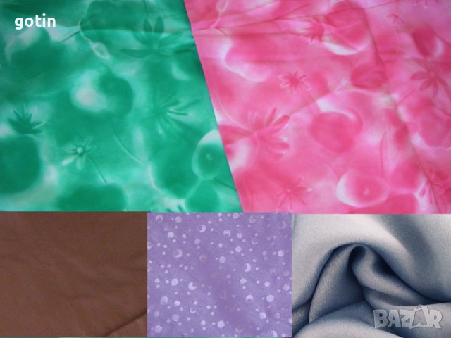 Платове различни цветове и материи плат дюс едноцветни, каре