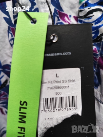 Dressmann  SlimFit  Риза/Мъжка L/Памук , снимка 3 - Ризи - 36082861