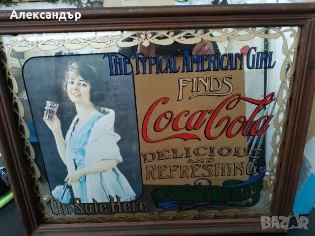 Огледална реклама на Coca cola, снимка 1 - Колекции - 44198557