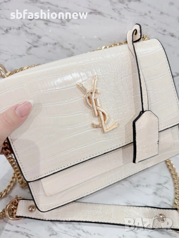 Ysl чанта с драскотини по логото, снимка 4 - Чанти - 53217400