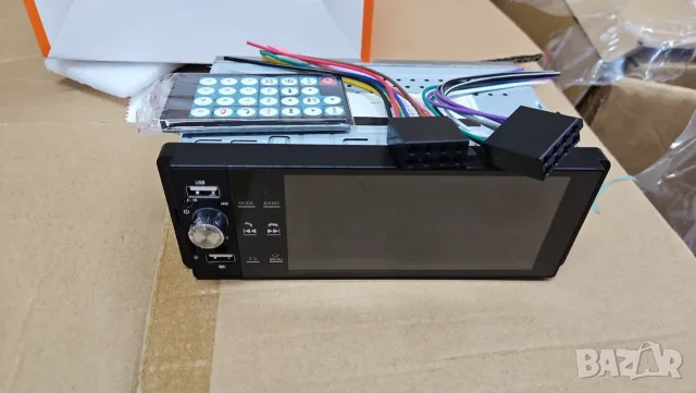 Авто радио плеър BD-9955BT с USB, MP3, SD карта и Bluetooth. Плеърът е с вградена стойка за телефон , снимка 5 - Аксесоари и консумативи - 56204806