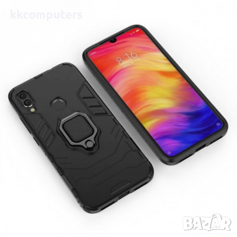 Подсилен калъф кейс bSmart Ring Armor - iPhone 11 (6.1), Черен, снимка 2 - Калъфи, кейсове - 36503103