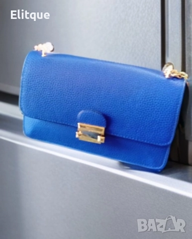 Малка дамска кожена чанта за през рамо, снимка 6 - Чанти - 52864284