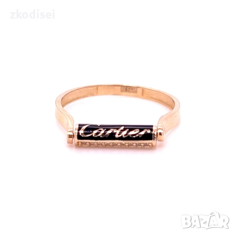 Златен дамски пръстен Cartier 1,51гр. размер:53 14кр. проба:585 модел:33679-2