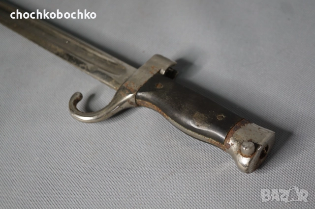 1892 Стар Френски Щик за Пушка Манлихер Байонет Сабя, снимка 5 - Антикварни и старинни предмети - 52070810