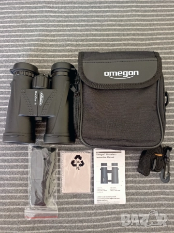 Бинокъл Omegon Blackstar 10x42, Германия, снимка 2 - Екипировка - 52409858