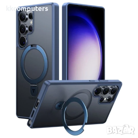 TORRAS Guardian Ostand Калъф за Samsung Galaxy S25 Ultra с MagSafe, Стойка и Скрийн Протектор – Три , снимка 3 - Калъфи, кейсове - 50513822