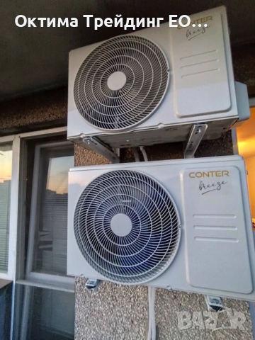 Инверторен климатик CONTER Breeze   9000 btu WiFi included - 300бр+, снимка 3 - Климатици - 53587890
