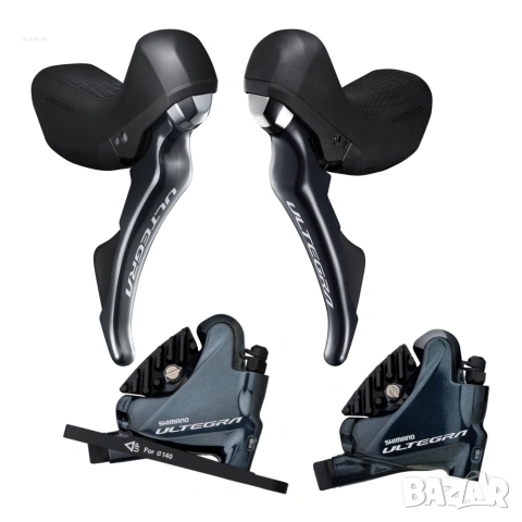 Ultegra ST-R8020+BR-R8070 2x11-speed STI Disc Brake Set / Комплект Хидравлични Спирачки+Команди 