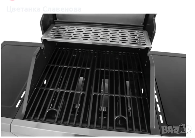 Газово барбекю Hanseatic Кливланд 110x59x112 см, обща мощност 11,5 kW, снимка 6 - Барбекюта - 48746490