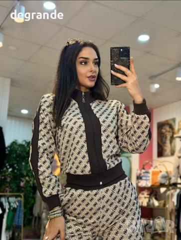 ВИДЕО НА МОДЕЛА Памучен сет от 2 части Guess