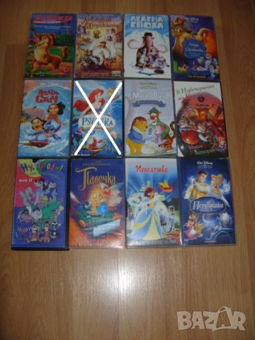 Анимации на Видеокасети VHS, снимка 3 - Анимации - 51676797