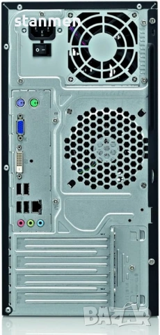 Продавам Гаранционнен компютър Fujitsu P400/4x3ghz/ssd128gb+500gb/8gb/DVDrw , снимка 3 - За дома - 53827595