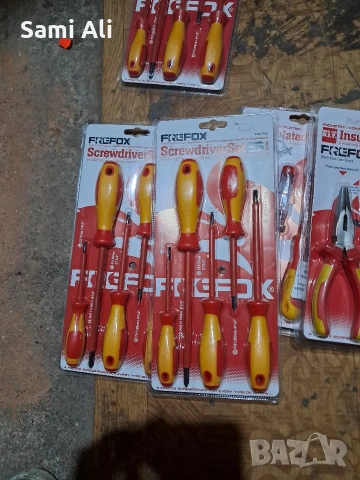 Комплект изолирани отвертки FREEFOX 5 части - VDE 1000V (Чисто нов), снимка 2 - Диамантени и режещи инструменти - 53681649
