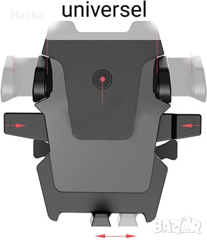 Стойка за телефон за табло и стъкло на автомобил, снимка 3 - Аксесоари и консумативи - 53441443