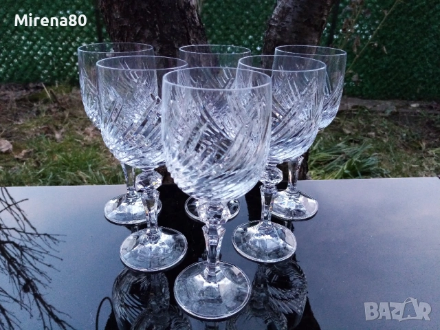 Кристален сервиз за вино