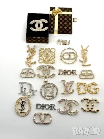 брошка louis vuitton celine valentino garavani fendi christian dior dolce gabbana ysl saint laurent , снимка 9 - Други - 50422217