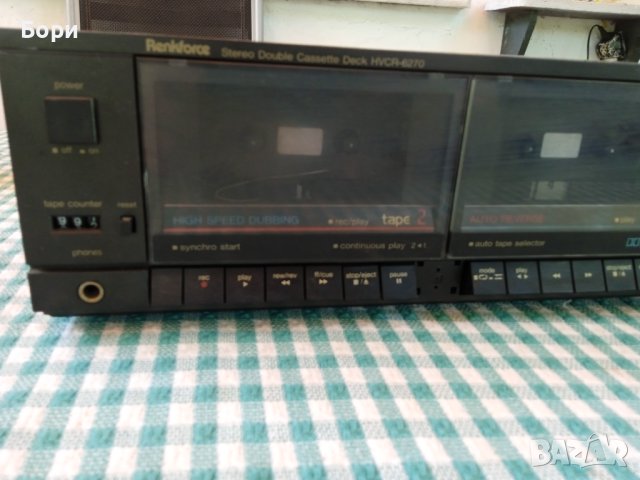 Двукасетен дек Renkforce, снимка 2 - Декове - 41569930